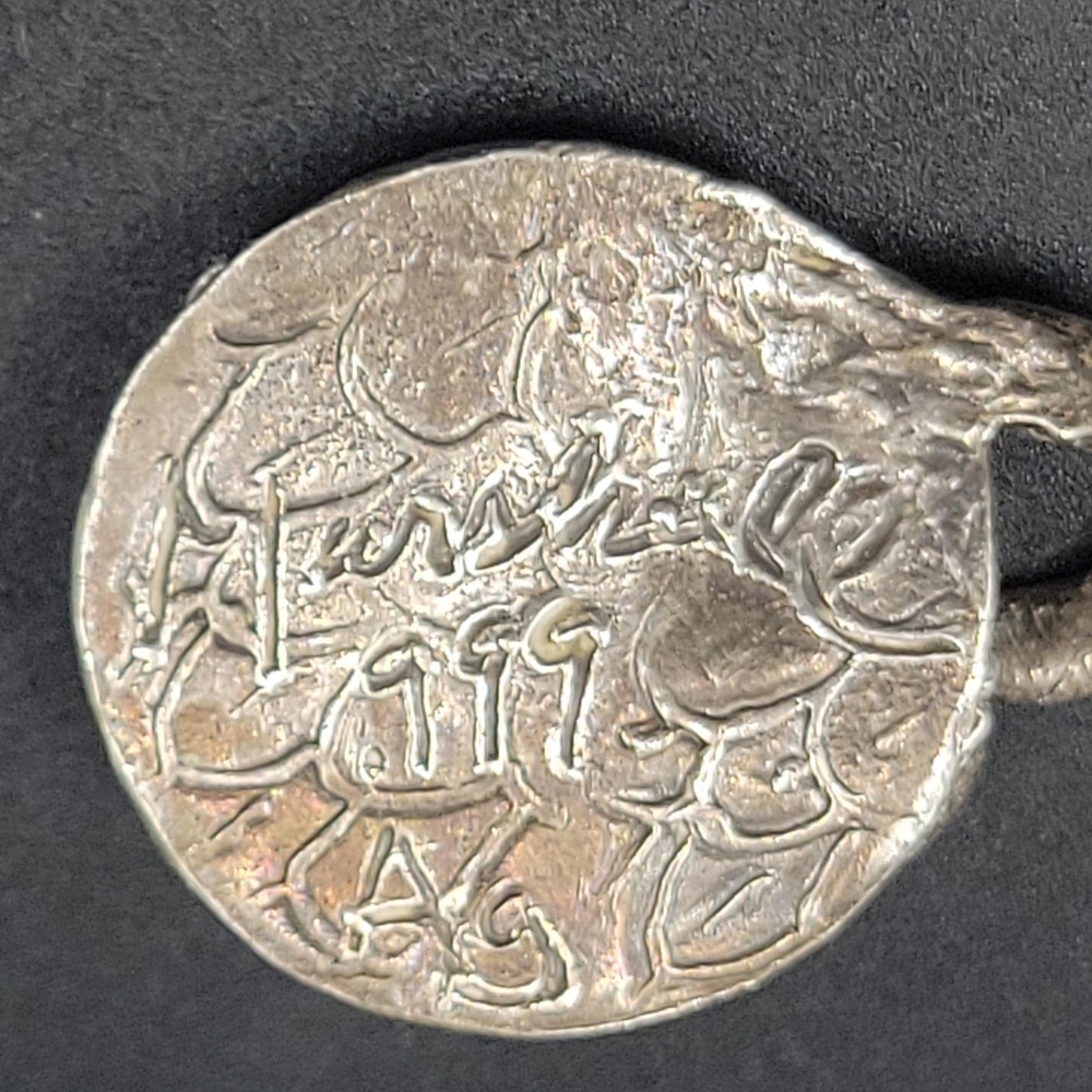 Marshall Fine Silver .999 Bird Nest Pendant Artisan 13g 1.25" Brutalist - Picture 4 of 6